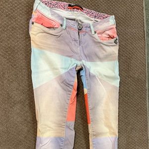 Maison Scotch La Femme Selon Marie Les Bon Vivants Neon Embroidered Jeans 25